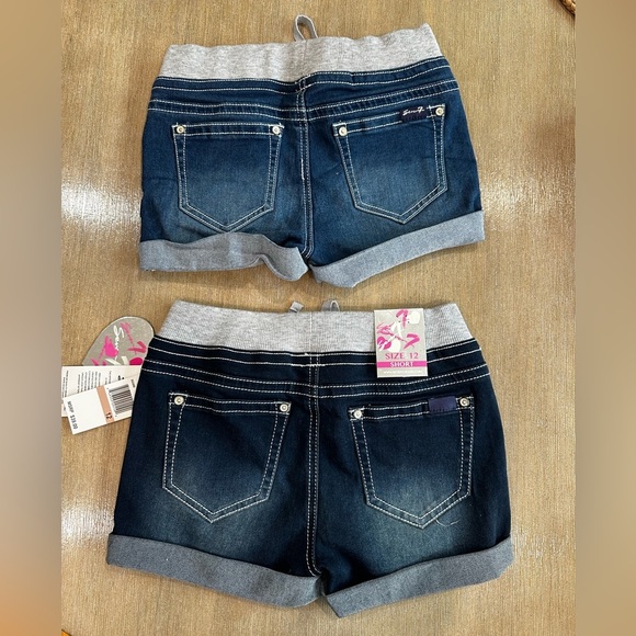 Girls size 12 Shorts 2-pack Gray Waistband NWOT - Picture 6 of 6